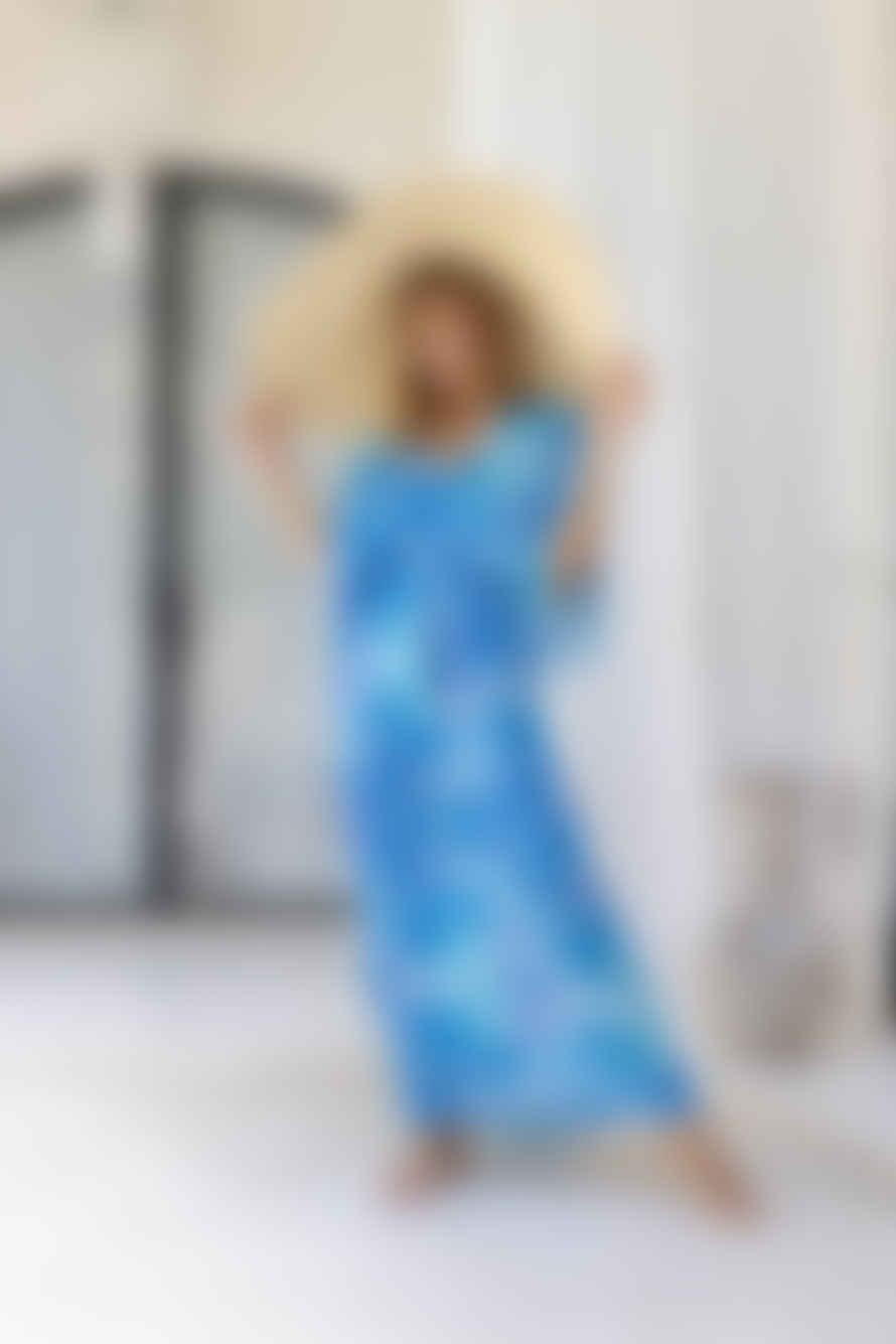 Sophia Alexia Capri Kimono Dress Sea Dream
