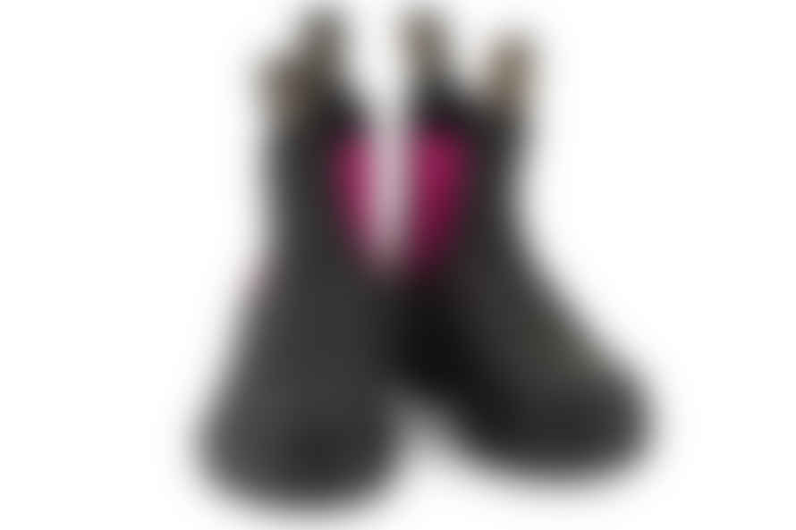 Blundstone Black and Fuchsia Womens 2208 Originals Boots
