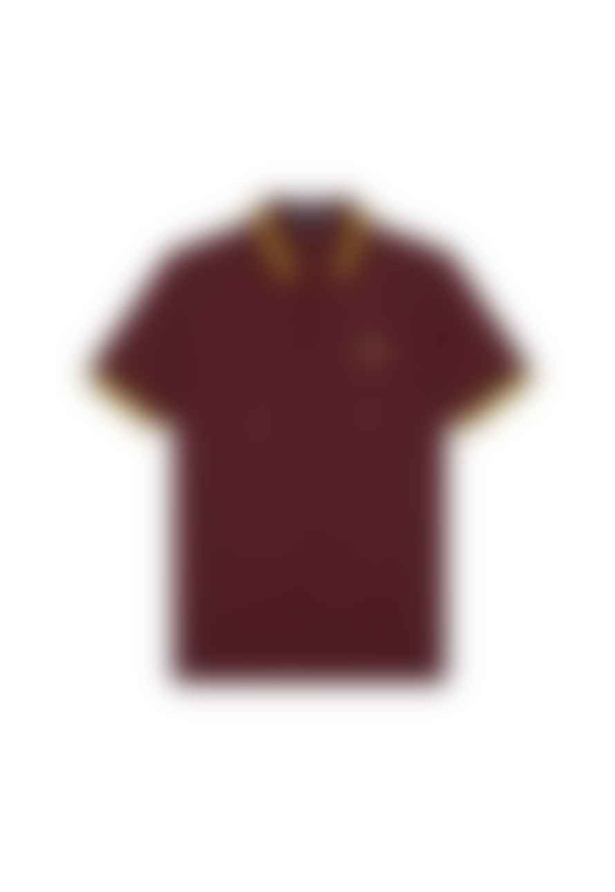 Fred Perry Reissues Original Single Tipped Polo Oxblood M96