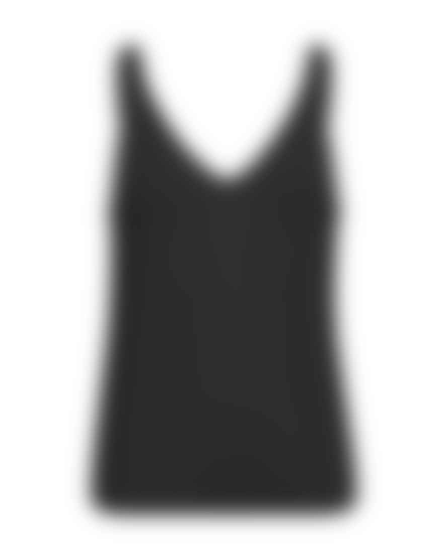Mos Mosh Cressida Knit Top-Black-162580