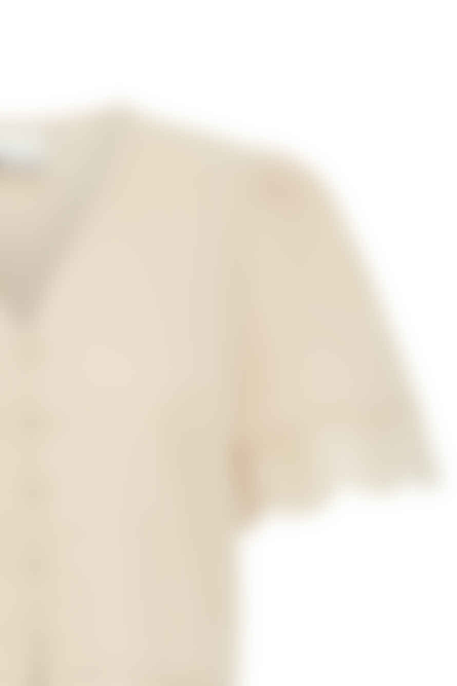ICHI Saidi Shirt-Oxford Tan-20121045