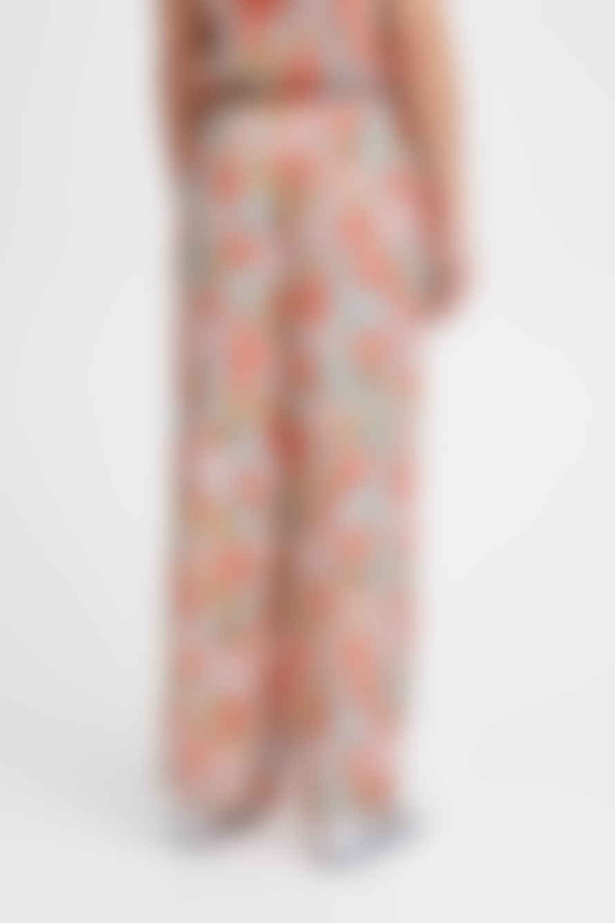 ICHI Sanura Trousers-Multi Flower-20121268