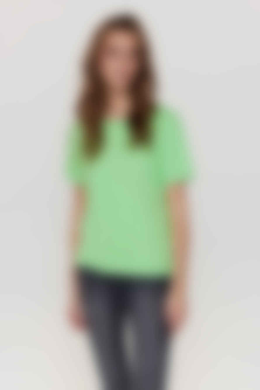 Numph Kazumi Ss T Shirt In Summer Green