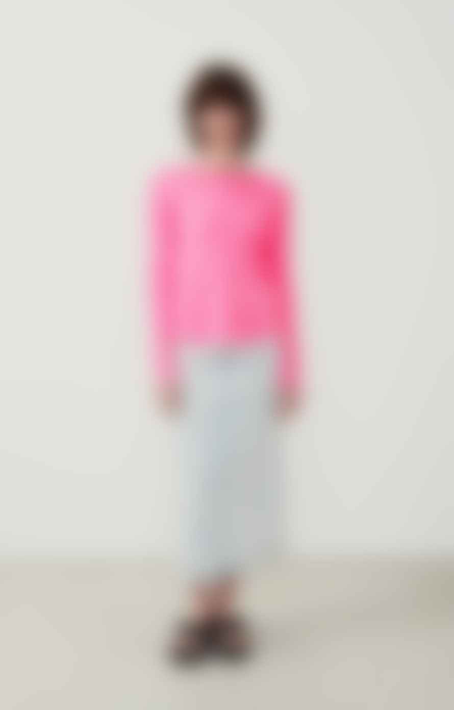 American Vintage Acid Pink Sonoma Long Sleeved Womens T Shirt