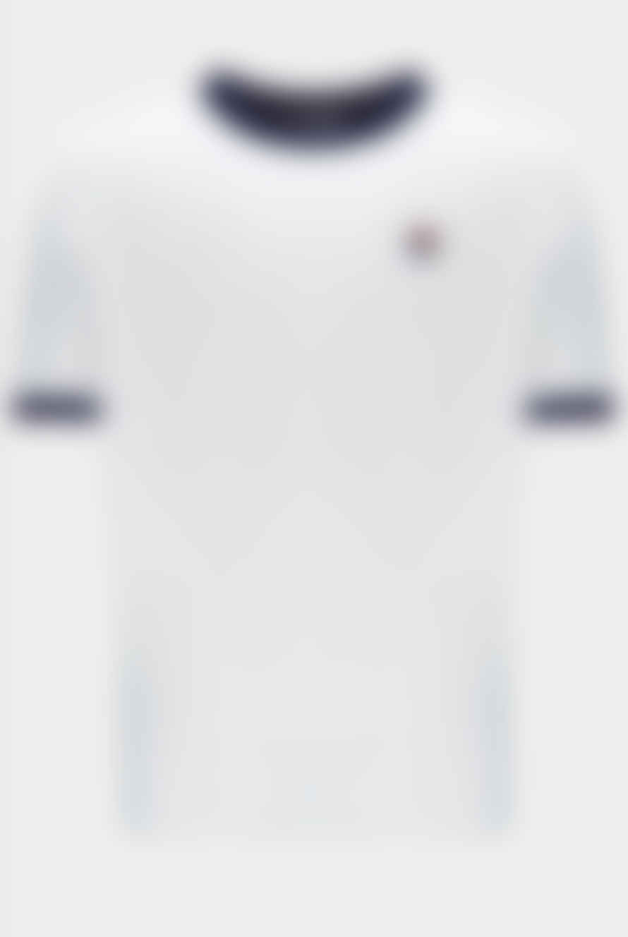 Fila Marconi Ringer T-shirt - White/ Navy