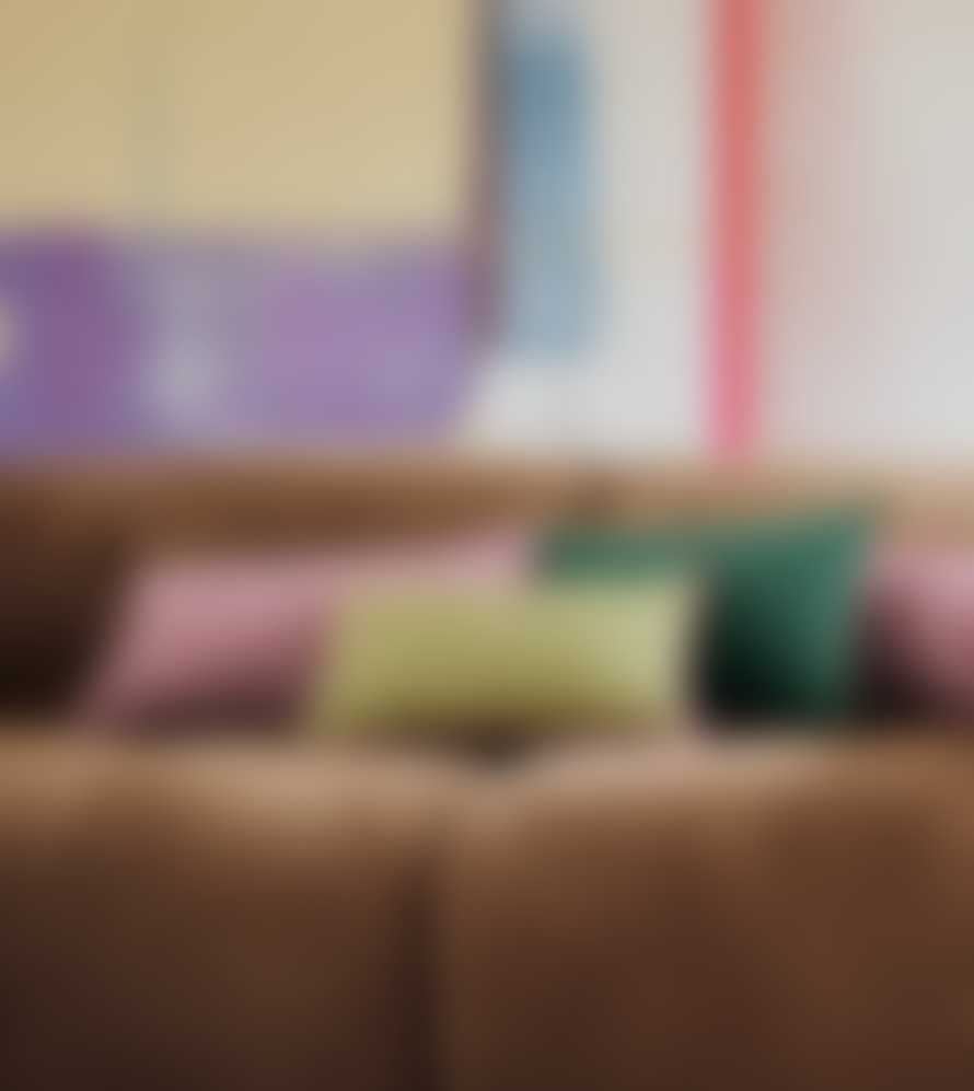 HK Living Retro cushion Green/Fucsia Mansion (50x30)