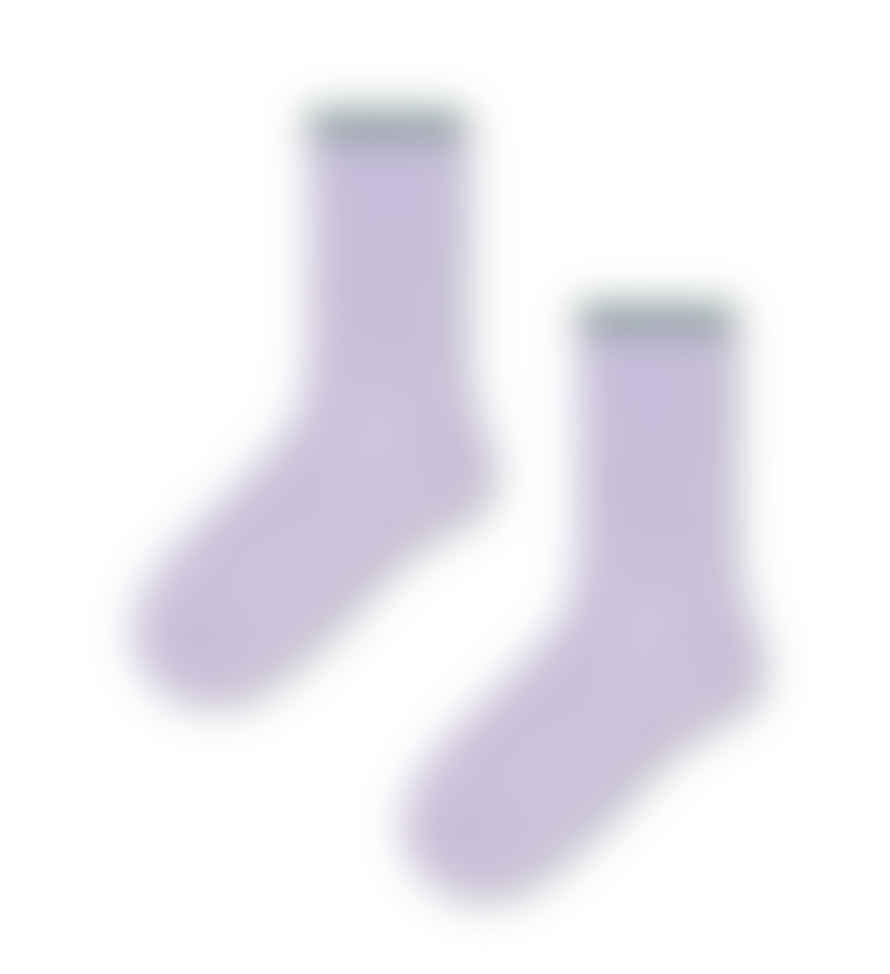 Happy Socks  Light Purple Mariona Crew Socks