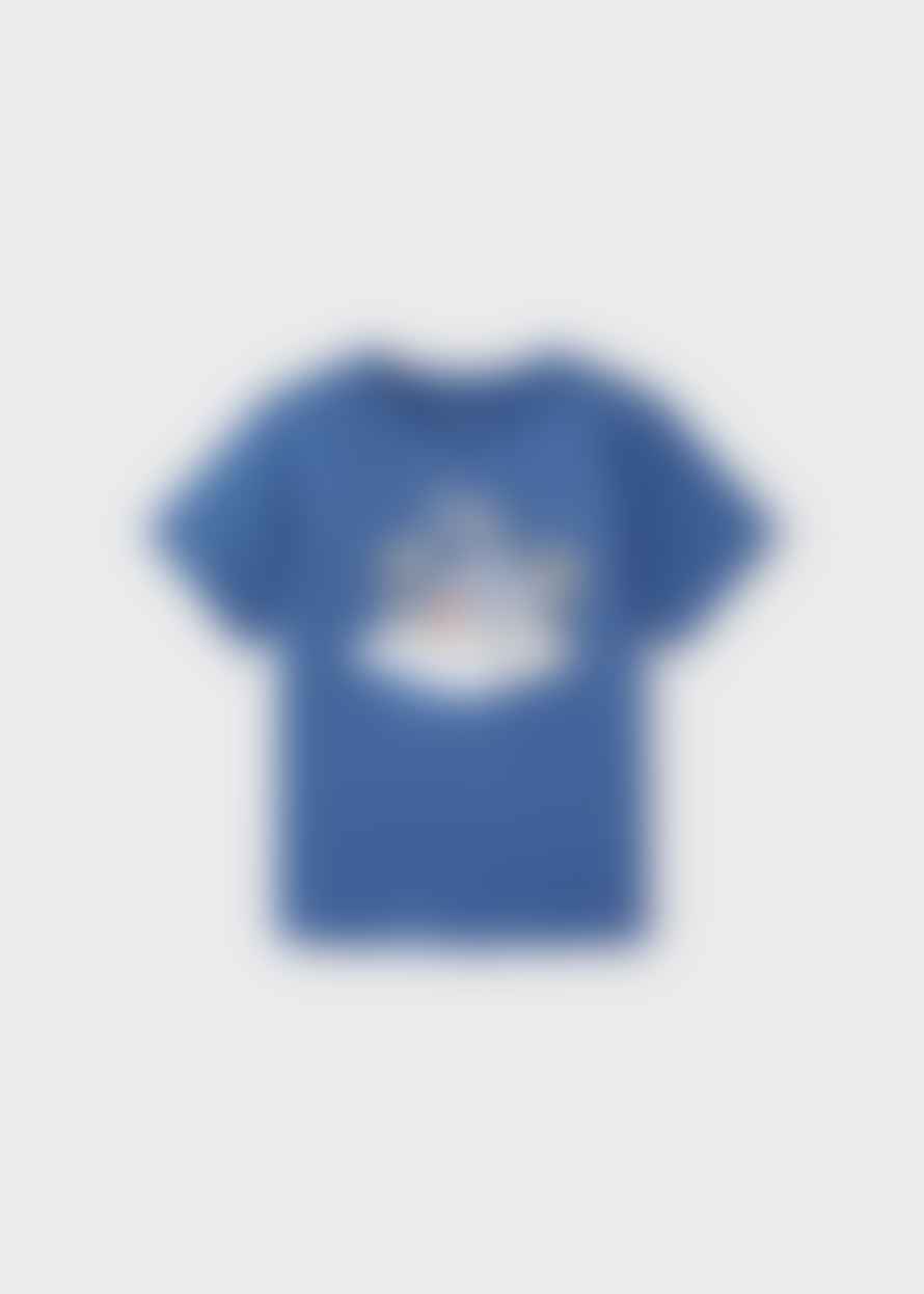 Mayoral Printed T-shirt- Blue