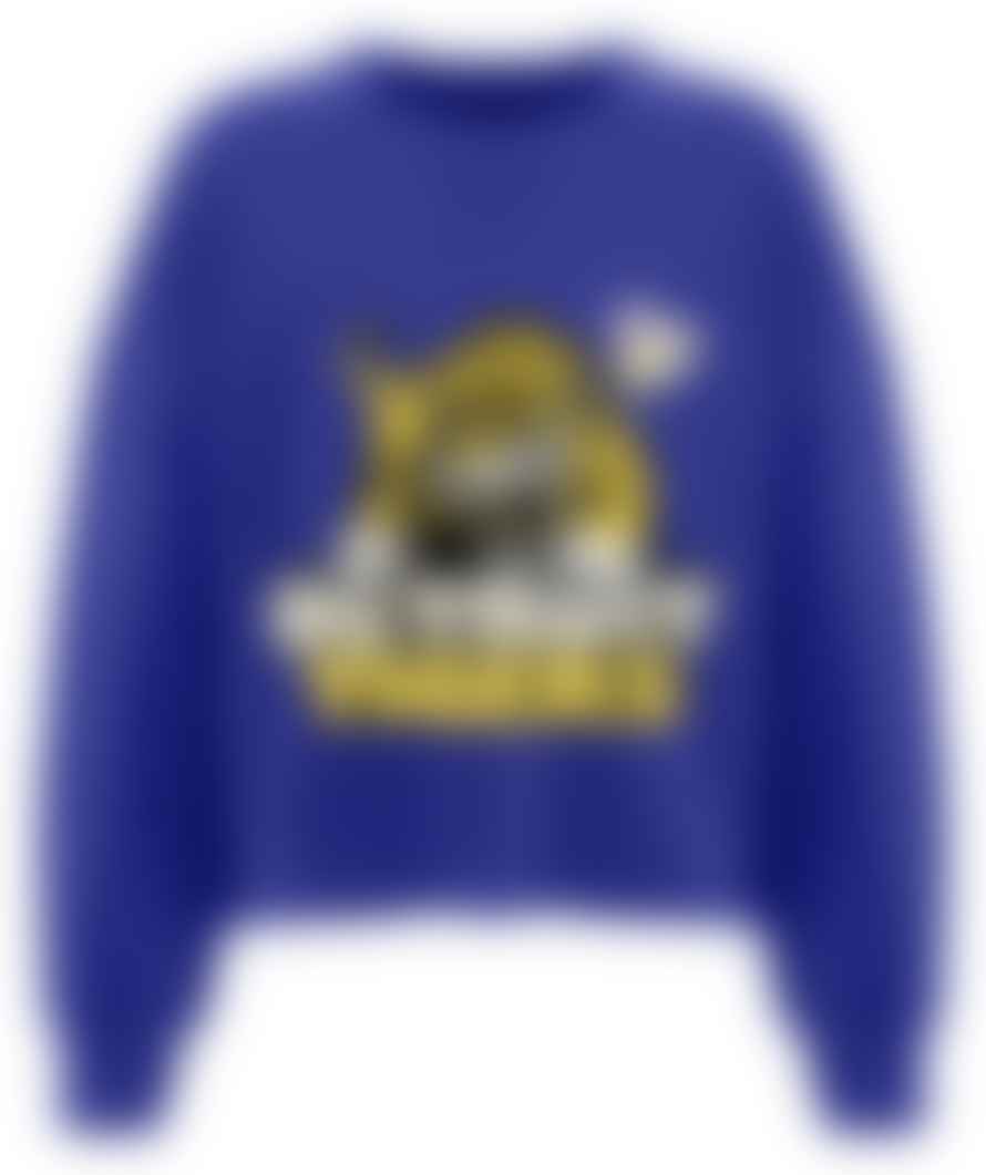 newtone Blue Porter Tigers Flo Crop Sweatshirt