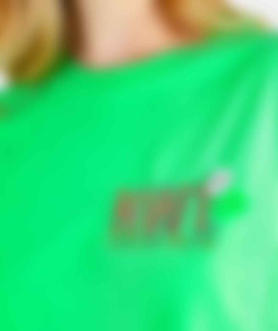newtone Neon Green Ss24 Dyer  T Shirt