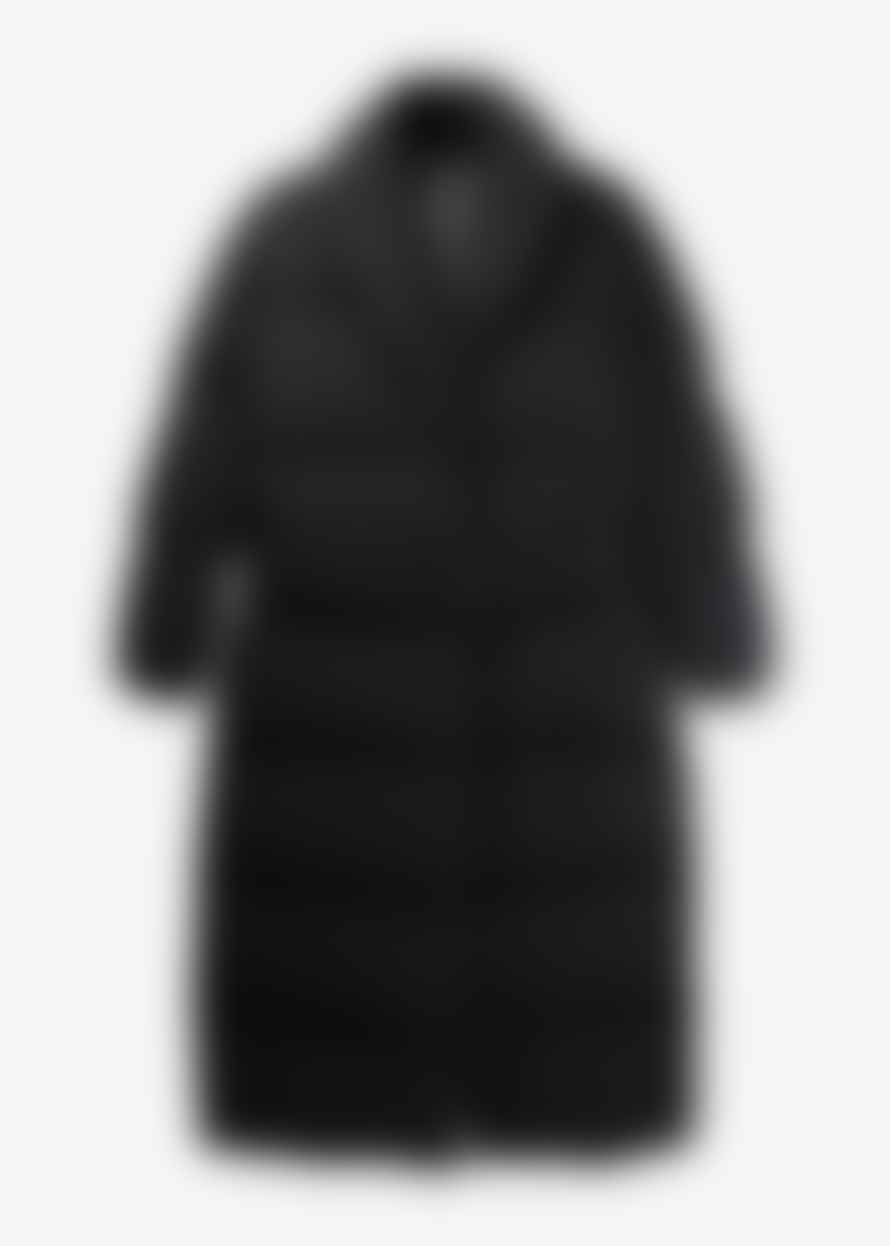 Belstaff Womens Wren Long Down Coat In Black