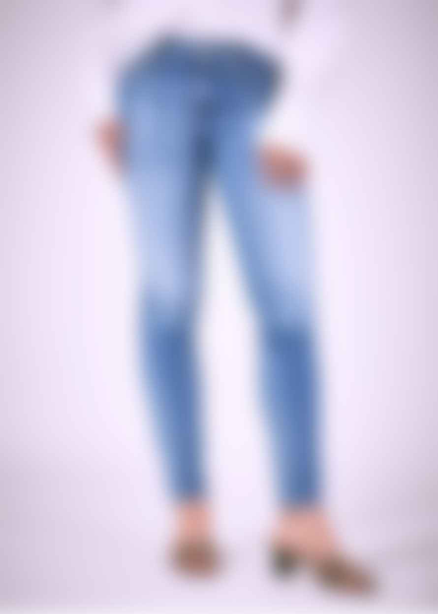 Replay Womens Luzien Skinny Hyperflex Jeans In Light Blue