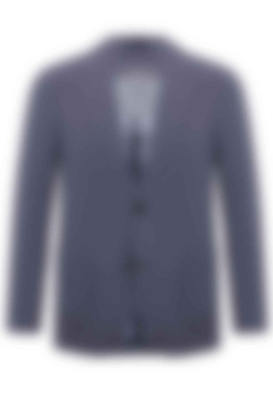 Circolo 1901 Circolo - Stretch Cotton Blend Jersey Blazer In Blue Cn4311