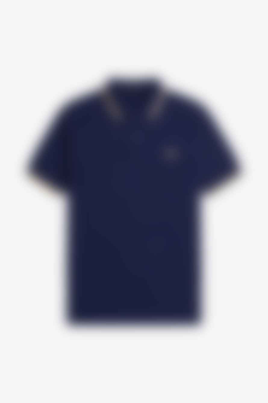 Fred Perry Fred Perry M3600 Polo Shirt French Navy / Ice Cream