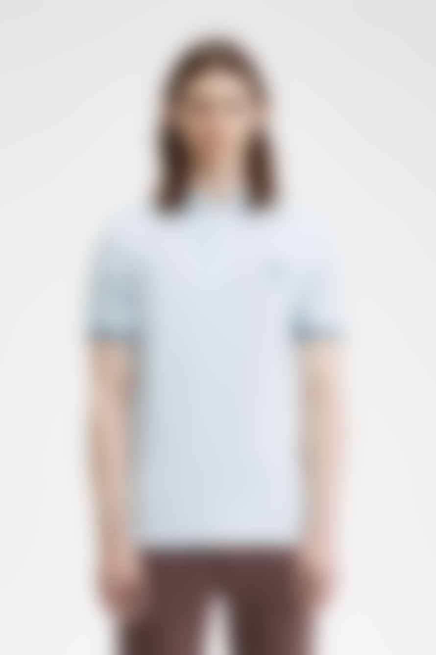 Fred Perry Fred Perry M3600 Polo Shirt Light Ice / Cyber Blue