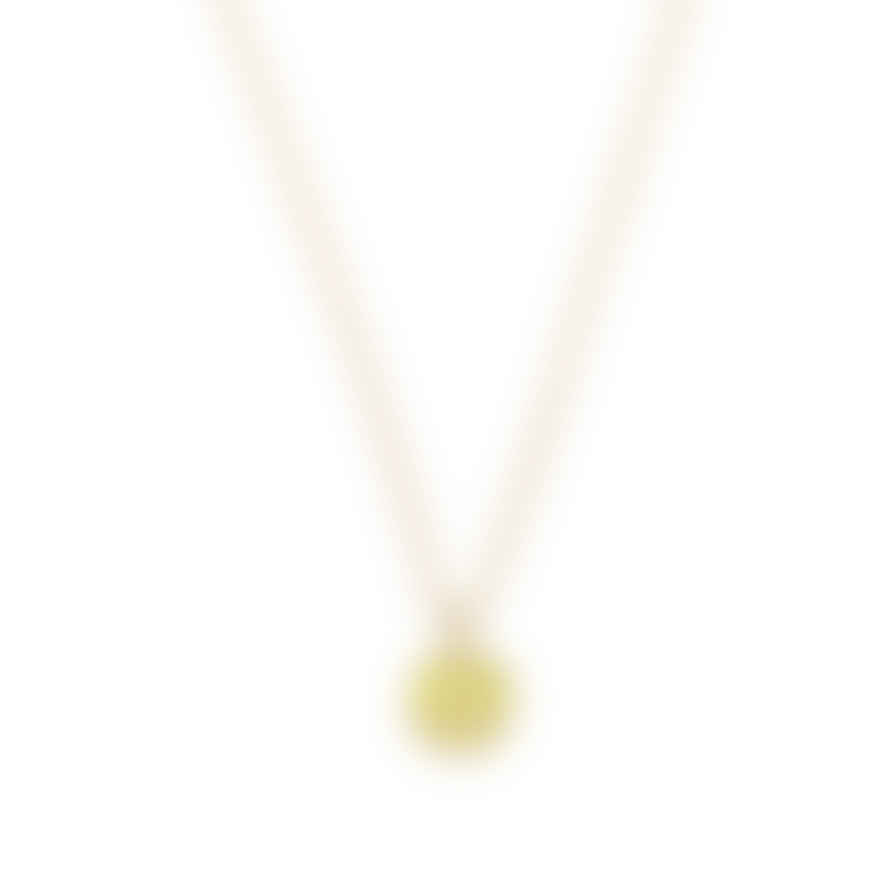 Talis Chains Yellow Peace Pendant Necklace