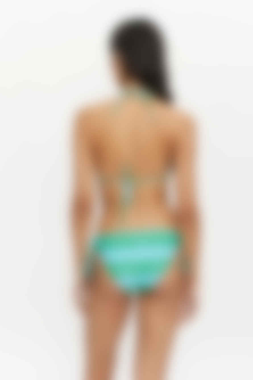 Compania Fantastica Summer Vibes Striped Triangle Bikini Top