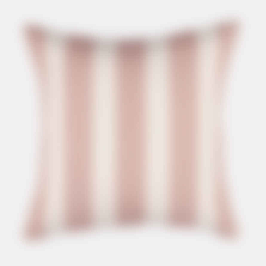 Marram Trading  Devonshire Stripe Cushion Dusky Pink