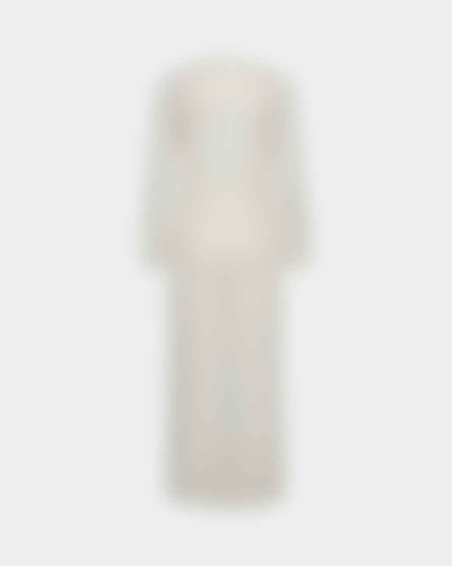 SOFIE SCHNOOR Long Knitted Dress - Off White
