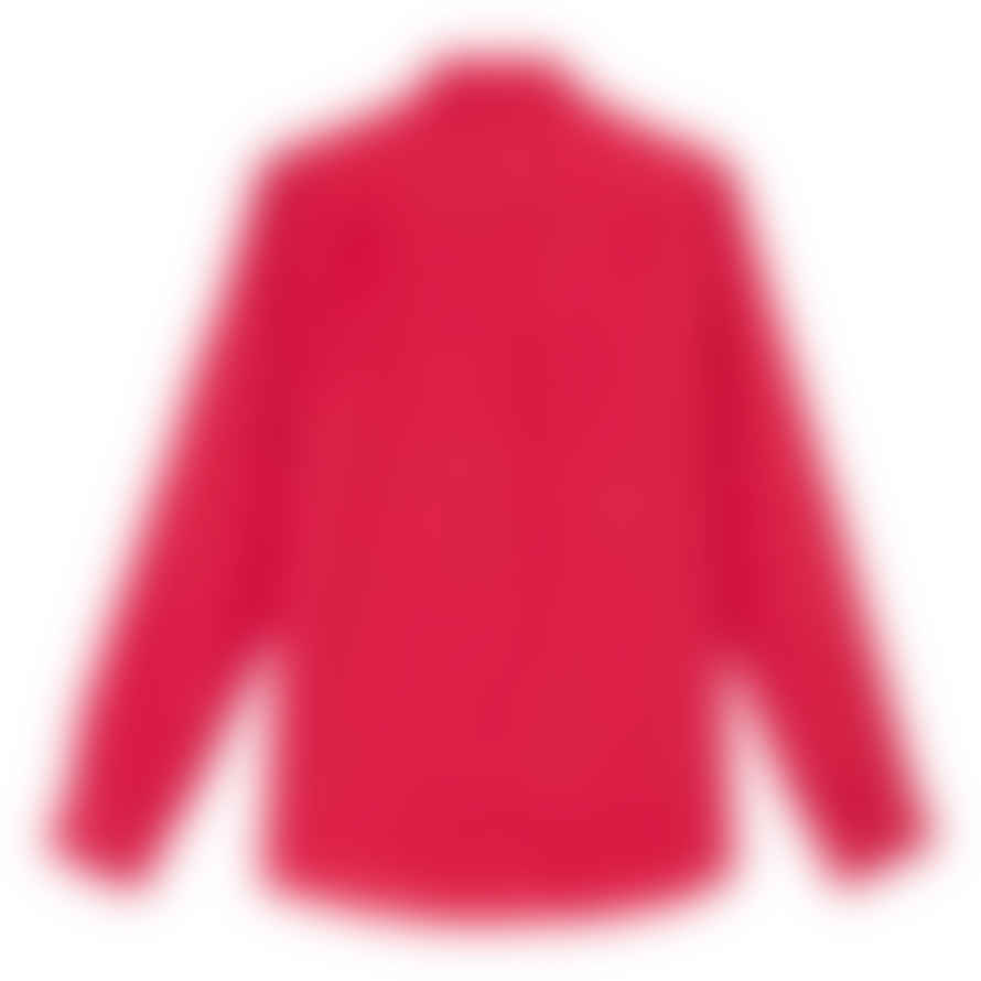 Vilebrequin - Caroubis Linen Long Sleeved Shirt In Gooseberry Red Crsh9u10