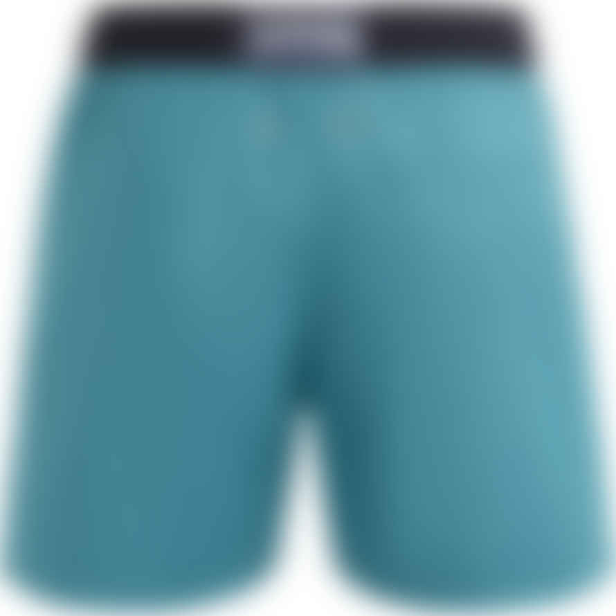 Vilebrequin - Magnus Super 120's Wool Swim Shorts In Azure Blue Mguu3l51