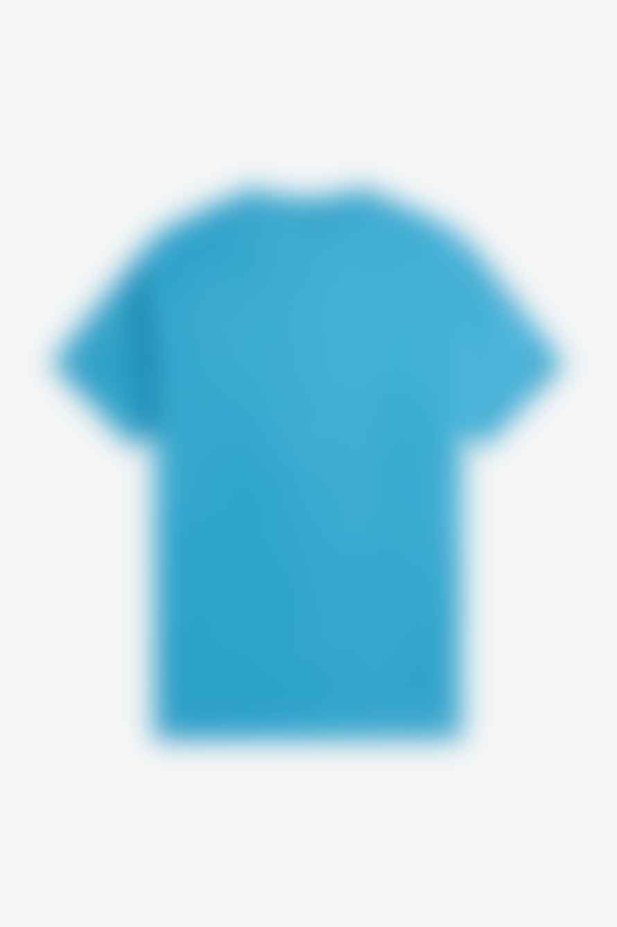 Fred Perry Fred Perry M3519 Ringer T-Shirt Runaway Ocean Blue