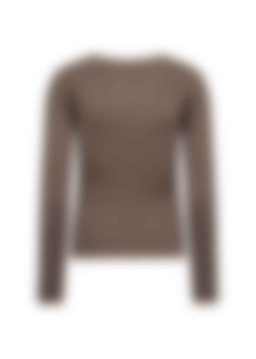 Levete Room Nona Long-sleeved Top - Brown