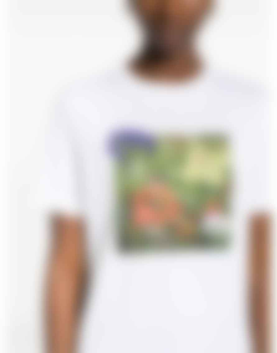 Paul Smith Paul Smith Wildflowers Cartoon Graphic T-shirt Col: 01 White, Size: L