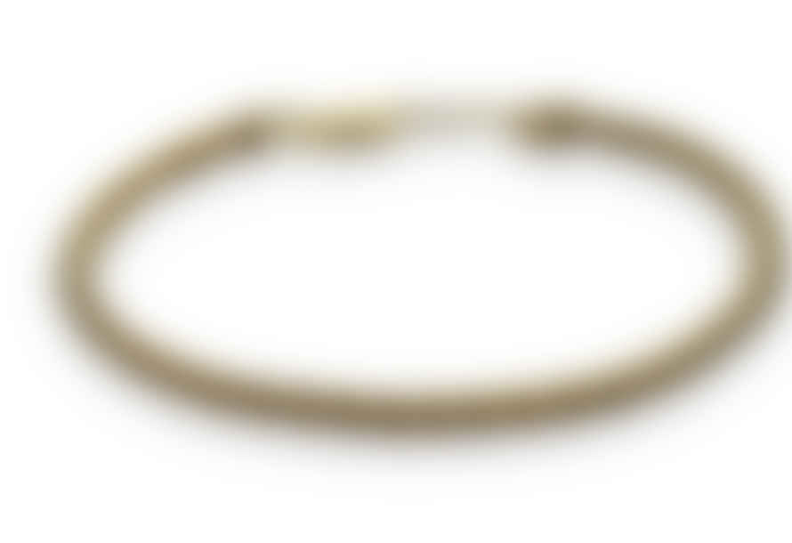 CollardManson 925 Gold Plated Silver Rope Chain Bracelet