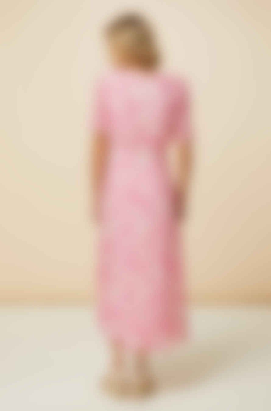 ASPIGA Sally Anne Tea Dress Pink/white