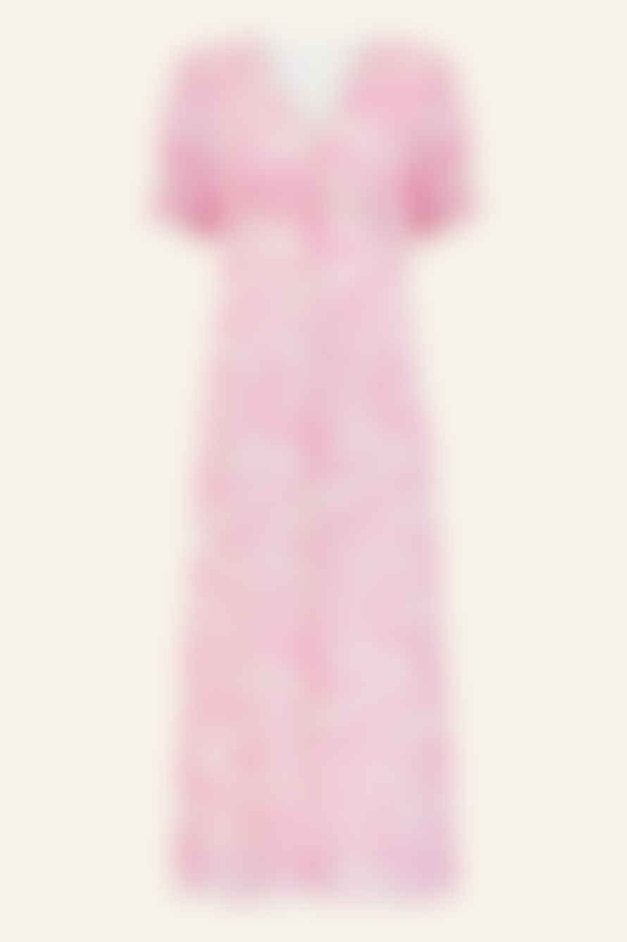 ASPIGA Sally Anne Tea Dress Pink/white