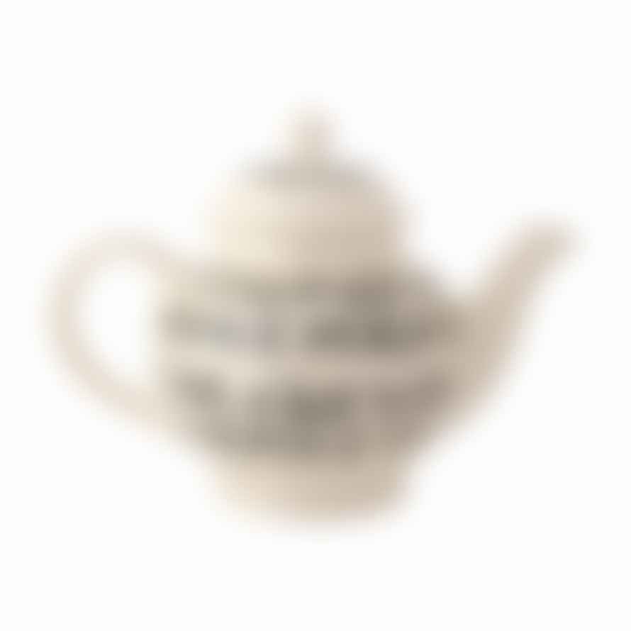 Emma Bridgewater 1600ml Black Toast All Over 4 Mug Teapot