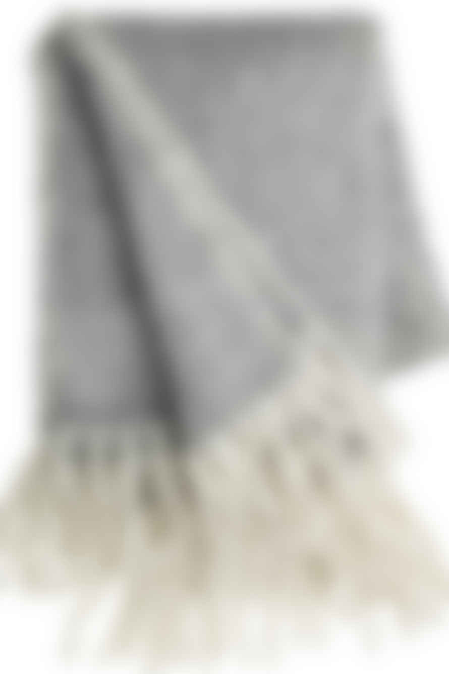 Cosy Living Grey Wool Mix Throw