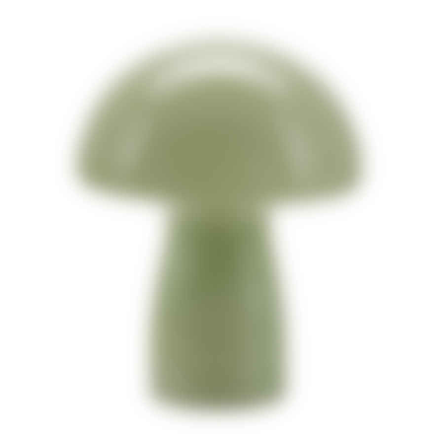 Edit & Oak Green Mushroom Lamp