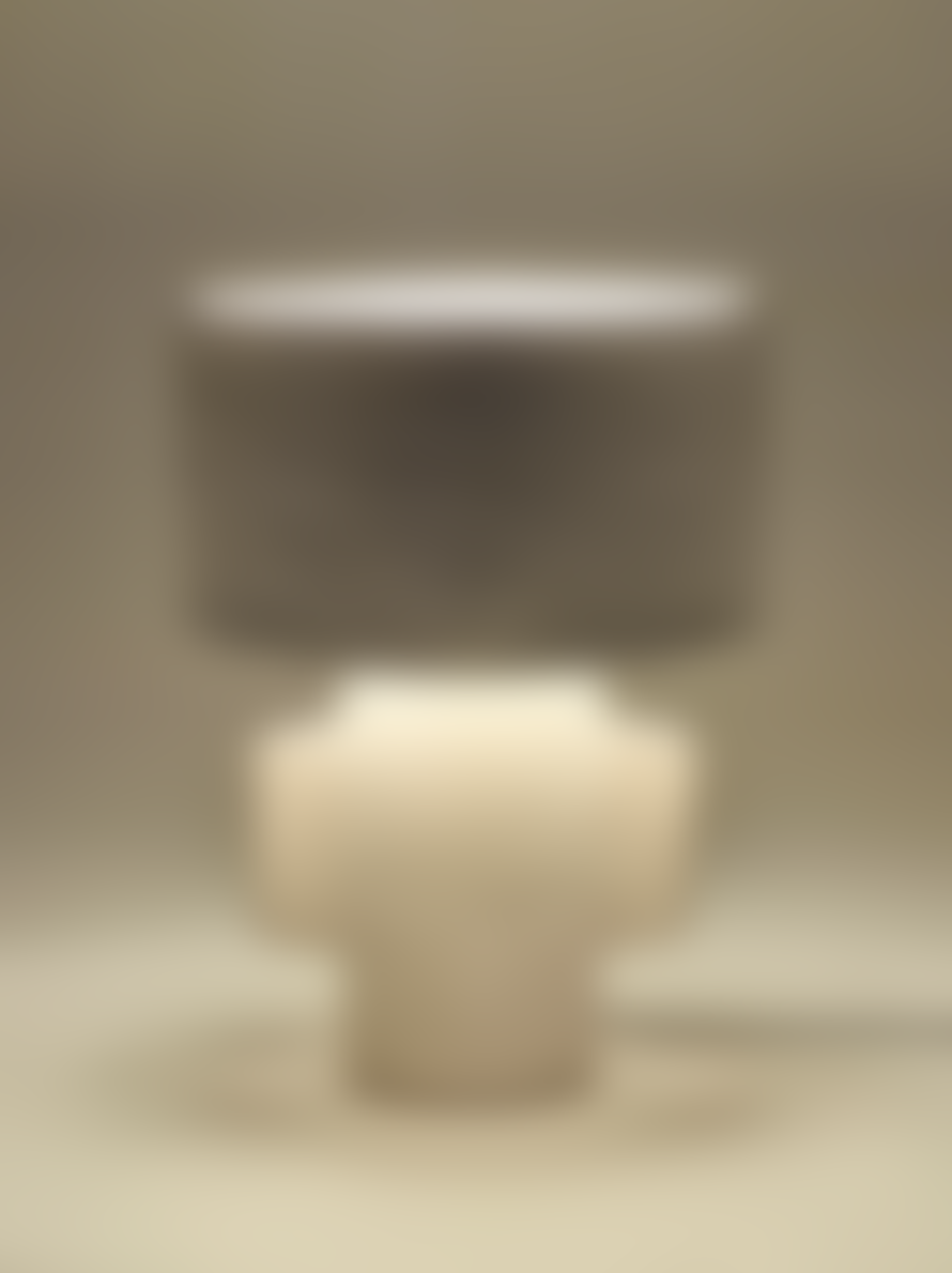 12 White Earth Table Lamp