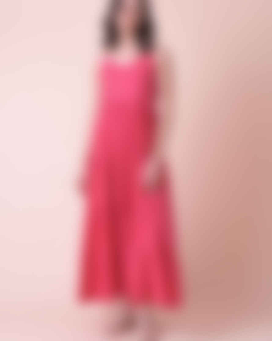 Handprint Dream Apparel Vanilla Strap Dress Kajri Pink