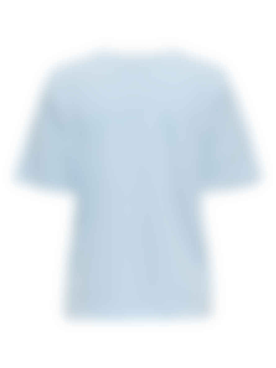 Lark London Only La Pomme Short Sleeve T-shirt - Azure/blue
