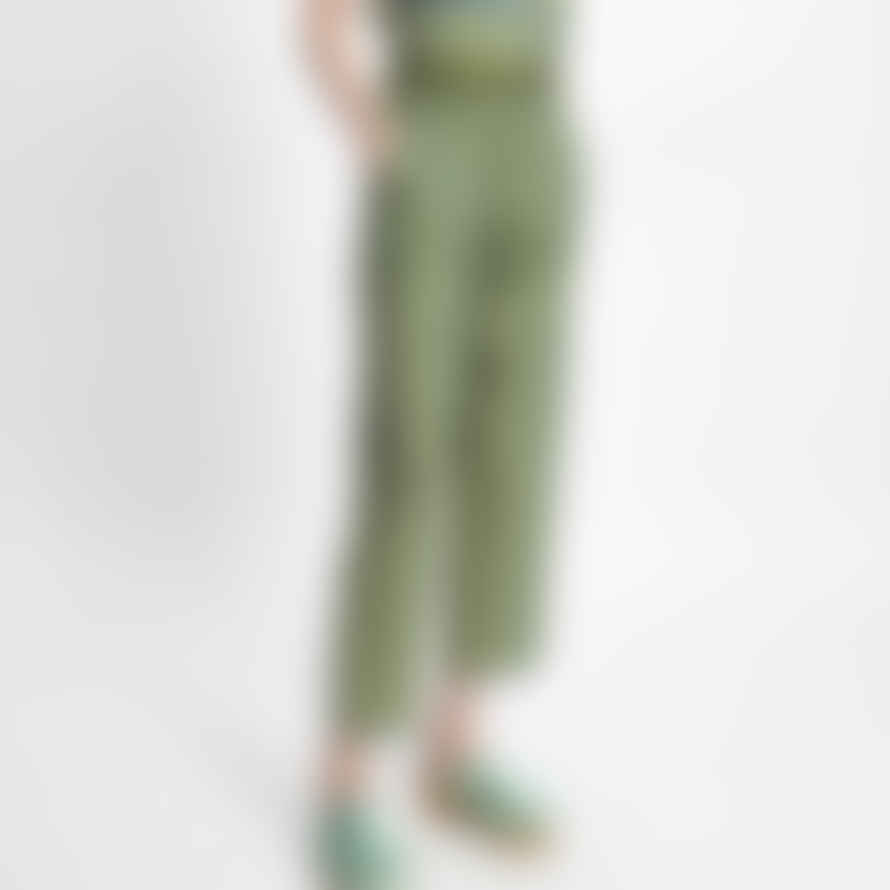Rita Row Kronk Striped Straight Pants Green / Grey