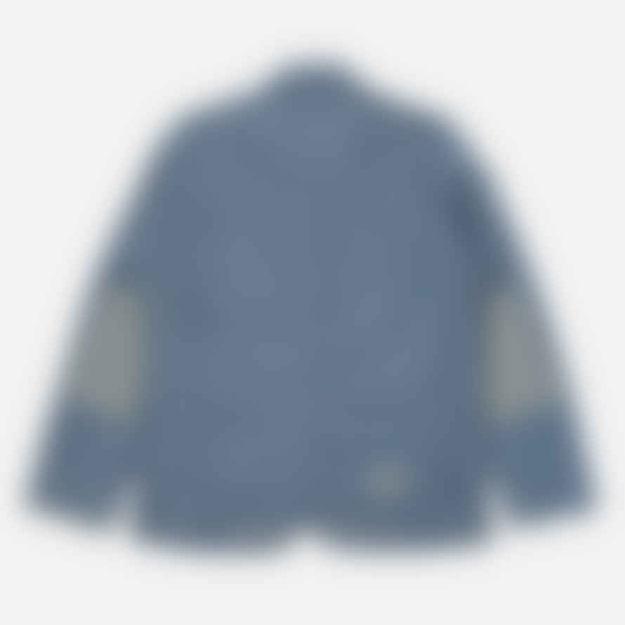 Universal Works Patched Bakers Jacket Chambray / Hickory Indigo