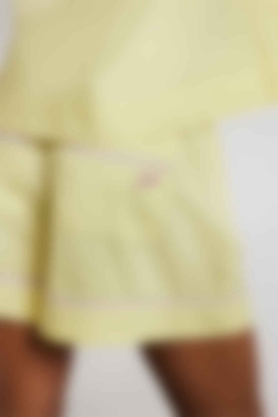 Damson Madder Yellow Lilac Kitty Piping Pj Shorts