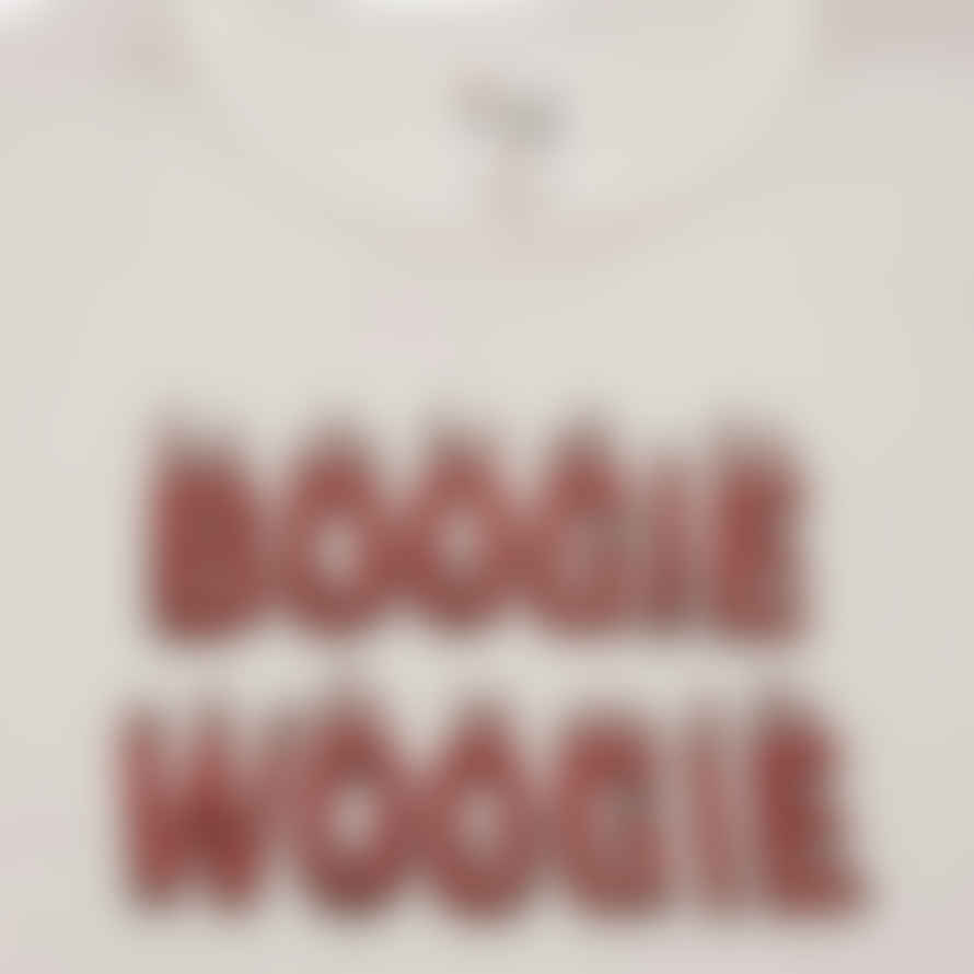 Nudie Jeans Eve T Shirt Boogie Woogie Off White