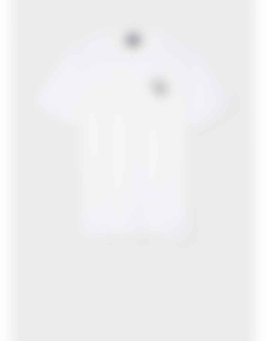 Paul Smith Paul Smith Rainbow Shadow Zebra Classic T-shirt Col: 01 White, Size: X