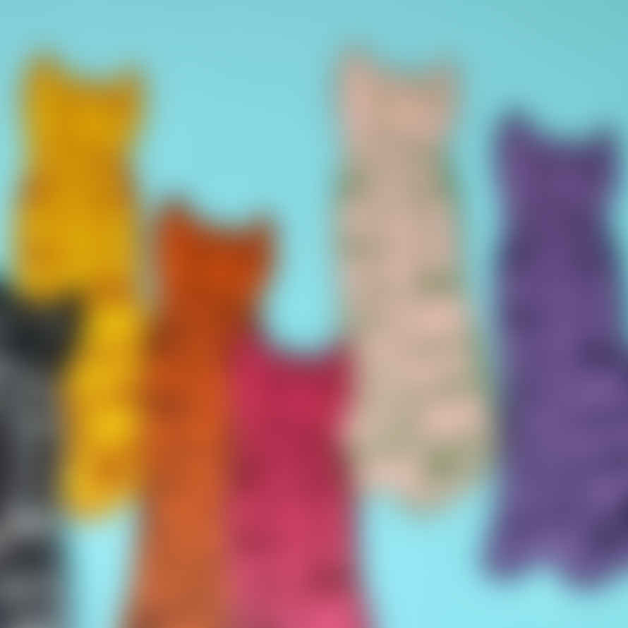 Ark Colour Design Cat Leather Bookmark