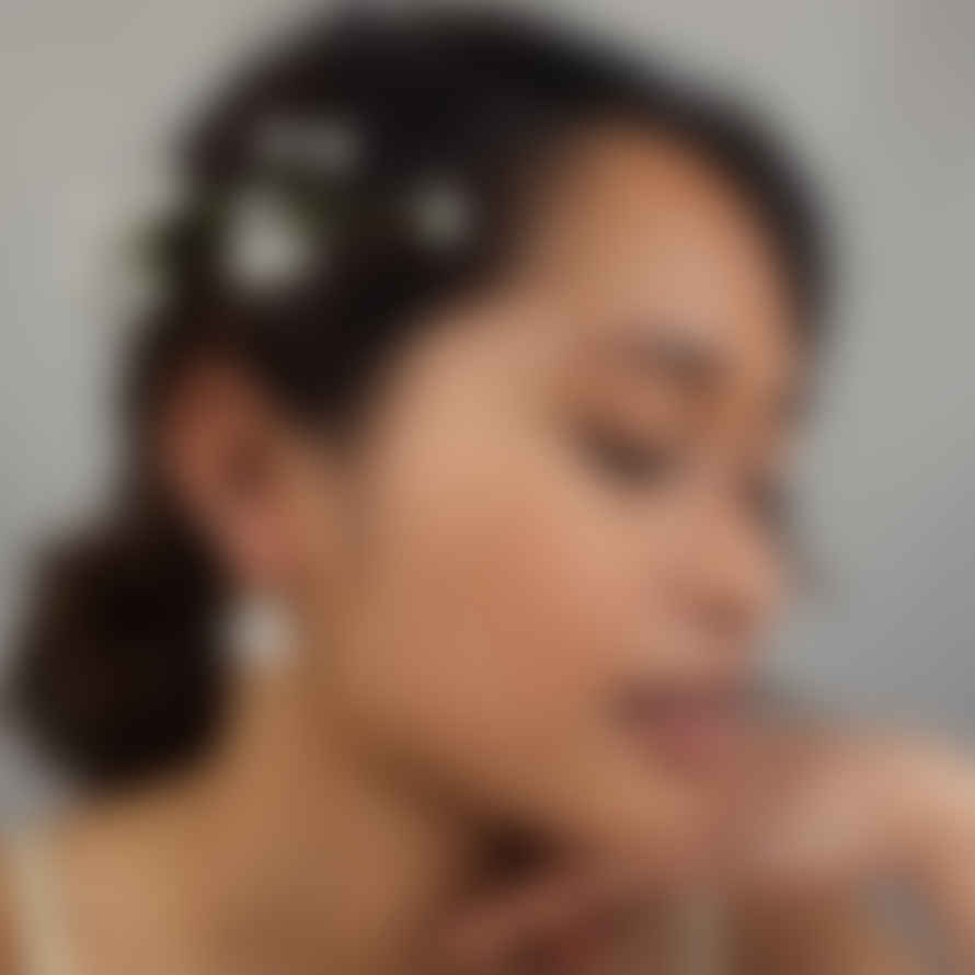 SILK PURSE, SOW'S EAR Mother Of Pearl Art Deco Earrings
