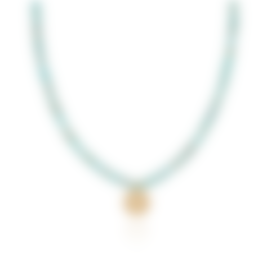 Anna Beck Turquoise Beaded Circle Pendant Necklace