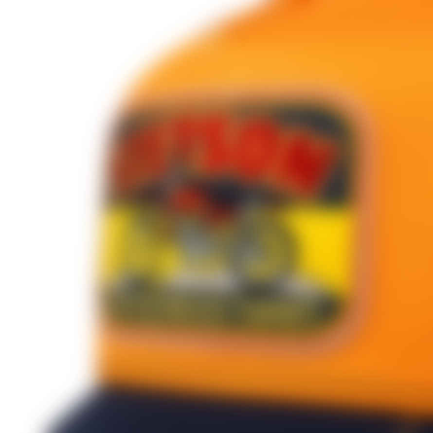 STETSON Motocross Trucker Cap - Navy/orange