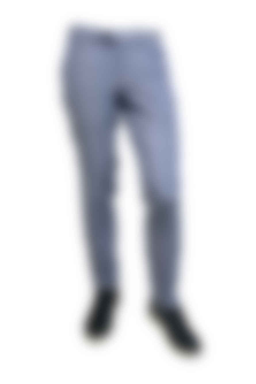 HILTL - Tarent Slim Fit Linen Trousers In Light Blue 53355/53600 46