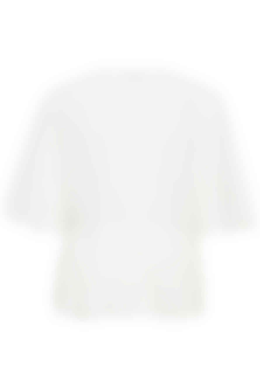 Fransa Figi Shirt In Blanc De Blanc