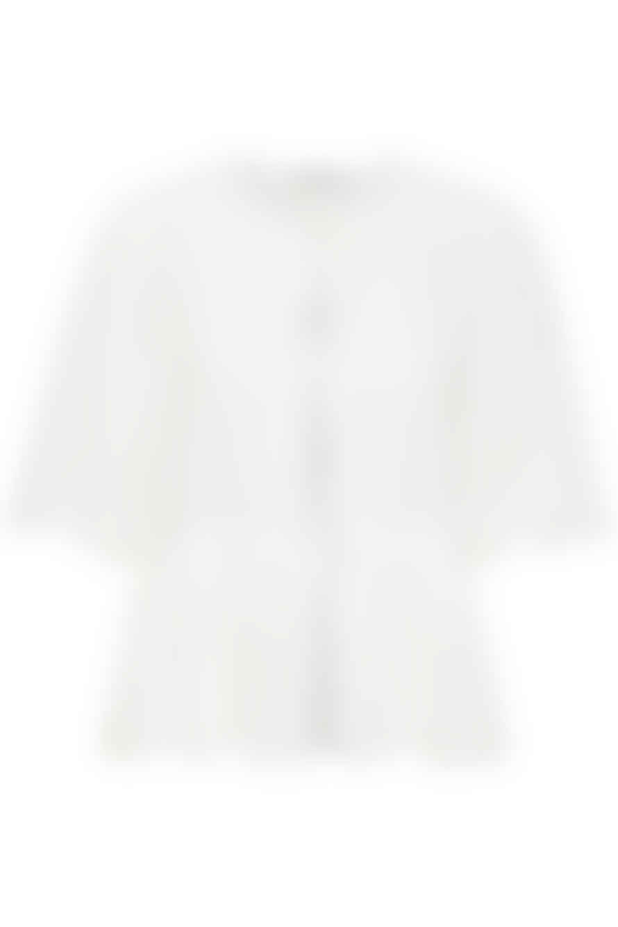 Fransa Figi Shirt In Blanc De Blanc