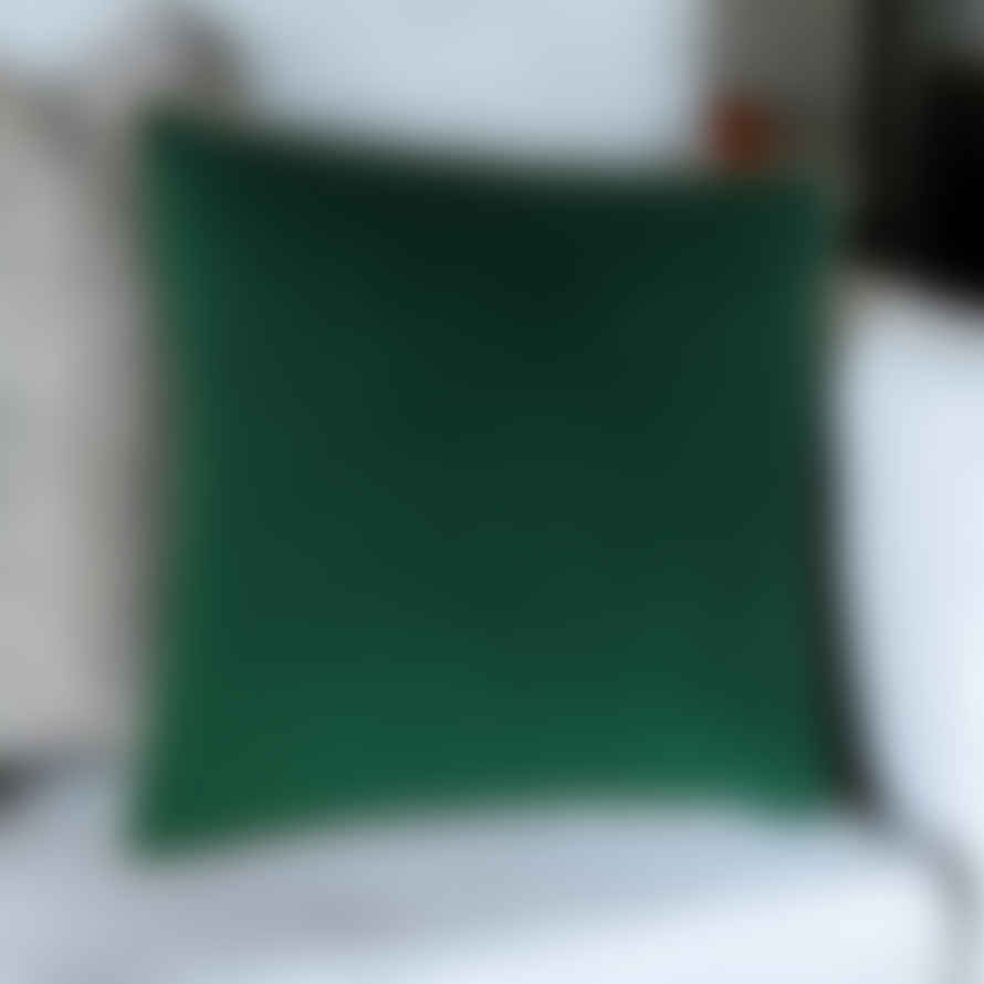 Persora Meridian Emerald And Blush Velvet Cushion